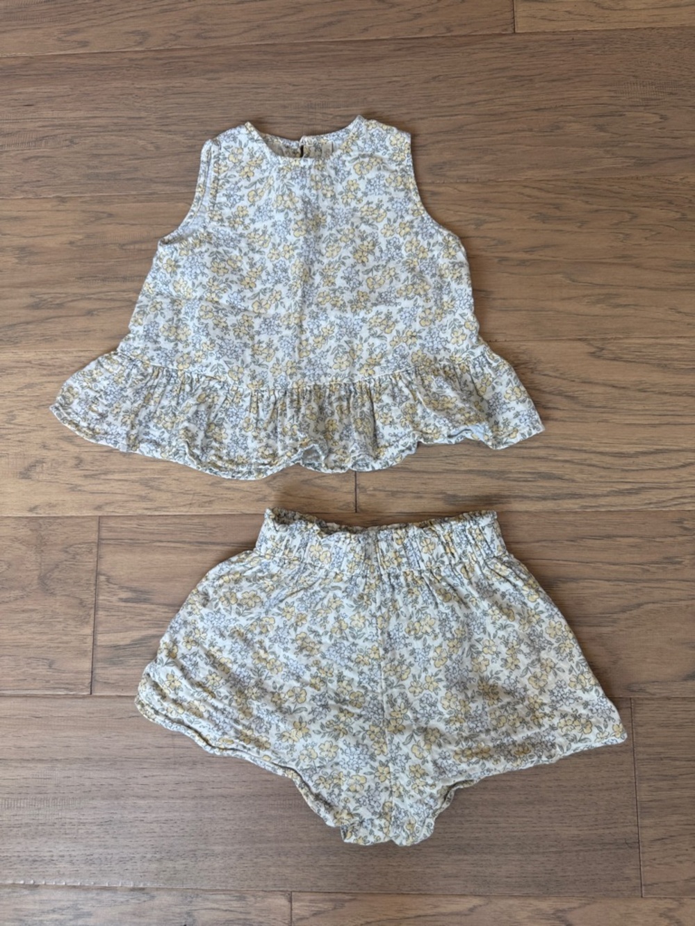 Rylee + Cru Floral Tank & Shorts Set 4/5y